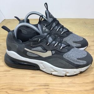 Nike Air Max 270 React Black Grey Womens Size 7